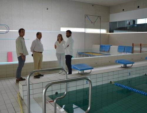 Visita de obras a la Piscina Municipal Cubierta