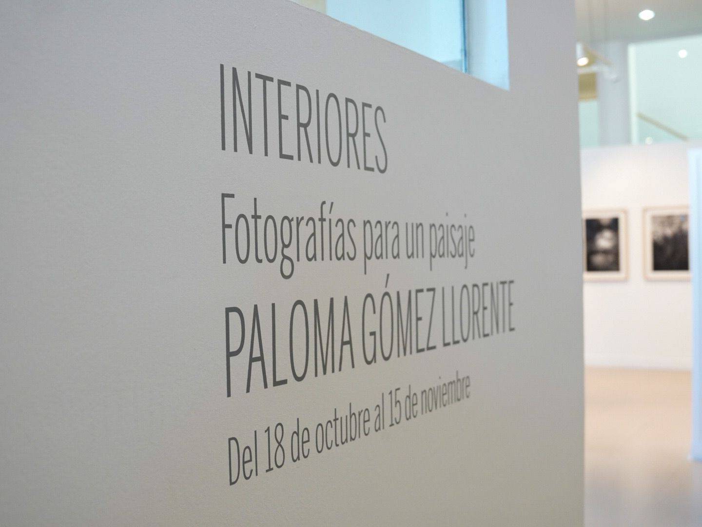 Exposición Interiores de Paloma Gómez Llorente.