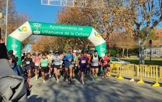 Imagen de la salida de la XI Carrera de Navidad.