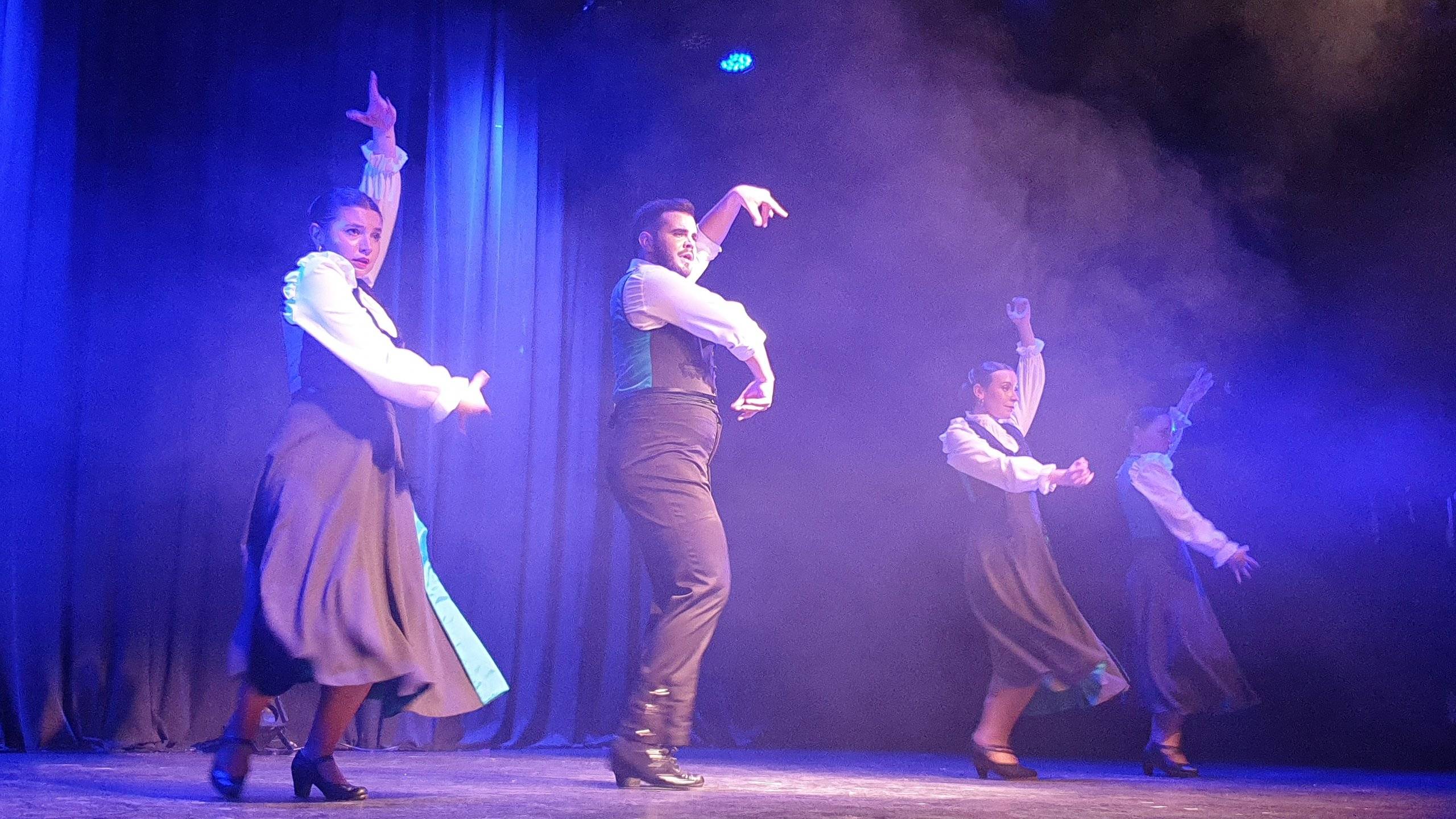 Imagen del espectáculo flamenco por la DANA.